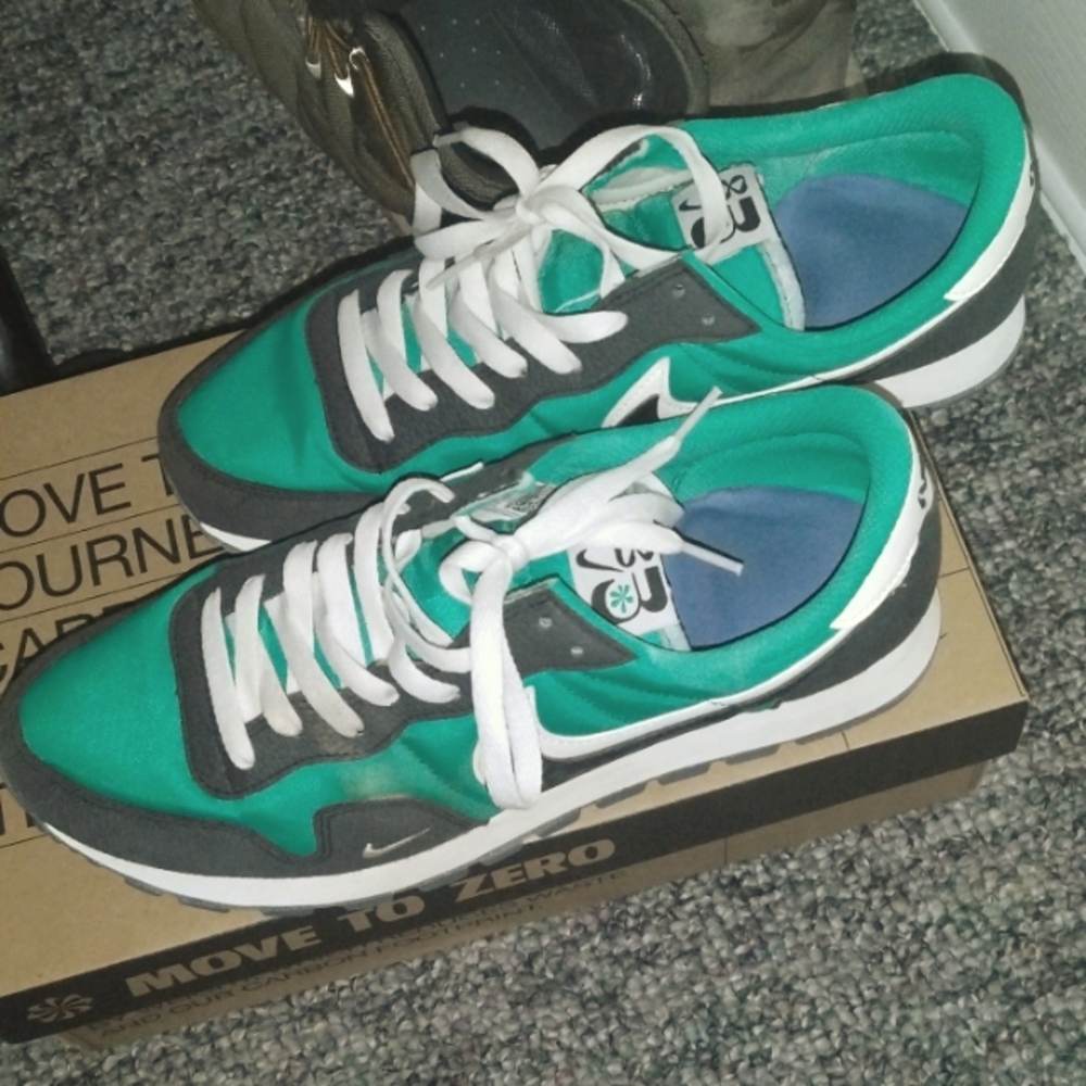 Nike air Pegasus 83 double switch green black and white